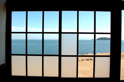 二十四の瞳映画村　小豆島　窓から見える景色