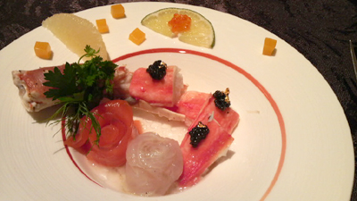 2008.7.16　熊本ホテルキャッスルでウェディング　料理が秀逸でした。
